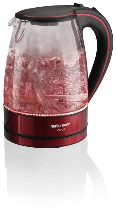 Mellerware - Vision ll Glass Kettle - Red