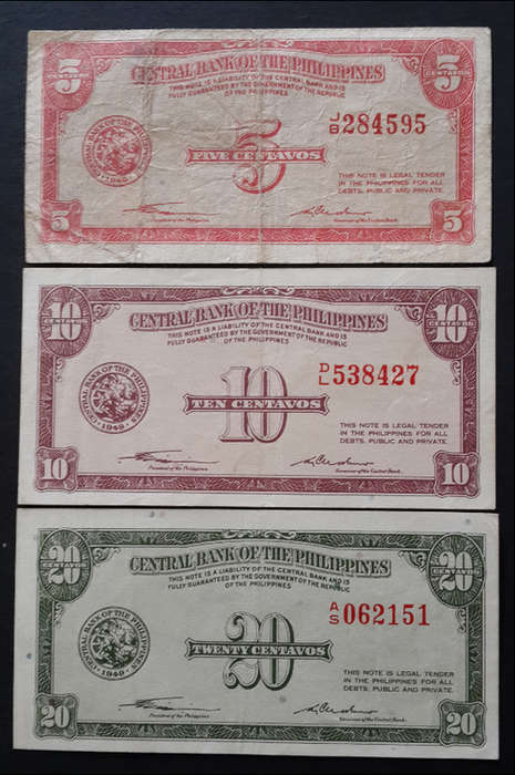 *** CENTRAL BANK OF THE PHILIPPINES - 5/10/20 CENTAVOS ***