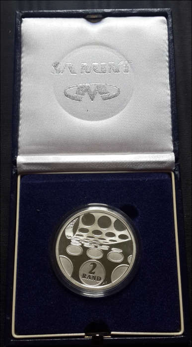 *** 1992 - PROOF SILVER R2 - TECHNOLOGY - IN SA MINT BOX  ***