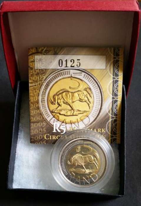 *** FOR CYBERCOIN ONLY *** - 2005 - OOM PAUL MINTMARK R5 - IN SA MINT BOX AS ISSUED ***