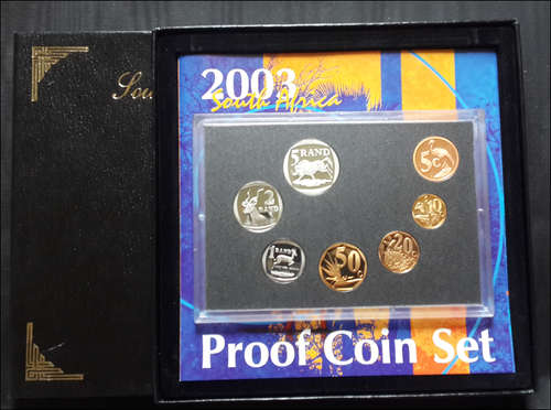 *** 2003 - SA PROOF SET -  AS ISSUED BY SA MINT ***
