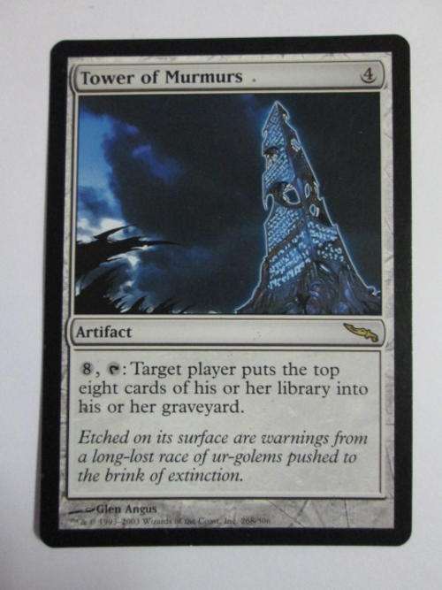 Tower Of Murmurs - (Rare Artifact Card) Mirrodin - Magic The Gathering