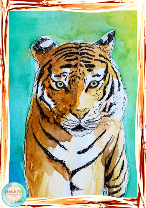 Year of the Tiger 2022 by Orlando Castro - NFT Original Art