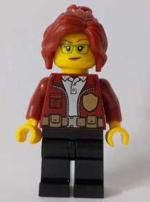 Fire Chief Freya McCloud - Lego City Minifigure
