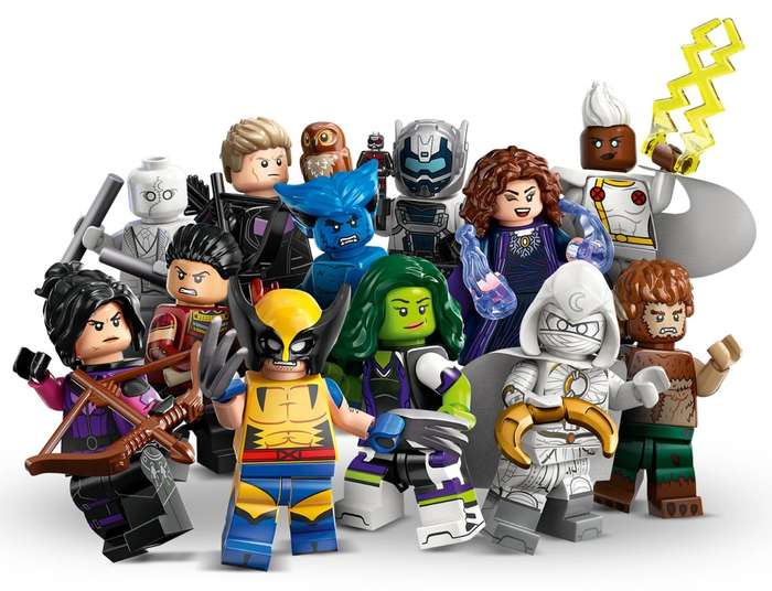 Complete Set of 12 Minifigures Lego Marvel Studios Series 2
