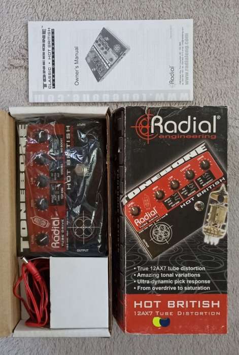 Radial Tonebone Hot British Tube Distortion Guitar Pedal