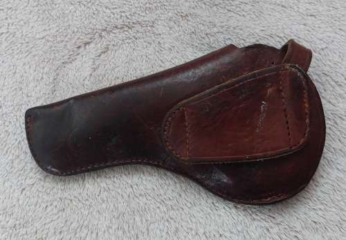 Vintage Leather Revolver Holster