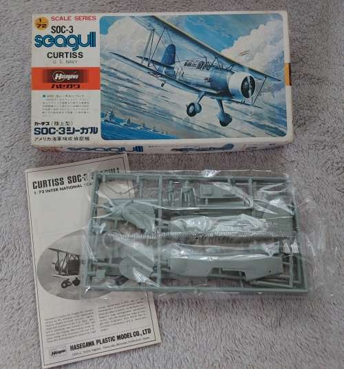 Hasegawa 1:72 SOC-3 Seagull Curtis US Navy Model Plane
