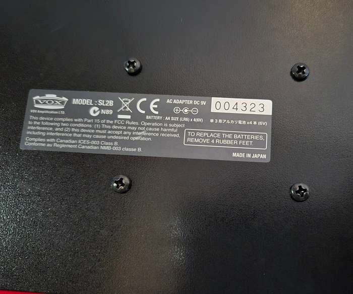 Vox Stomplab IIB Bass Guitar Multi-effects Pedal