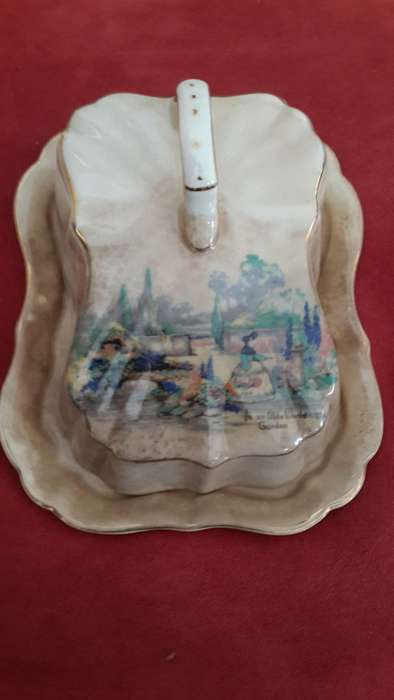Circa 1947 Lancaster @ Sandland Butter Dish (Absolute Mint Condition)