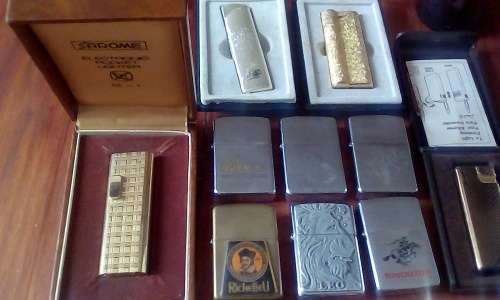Collection Of 25 Vintage Lighters Including Zippo's (See Description)