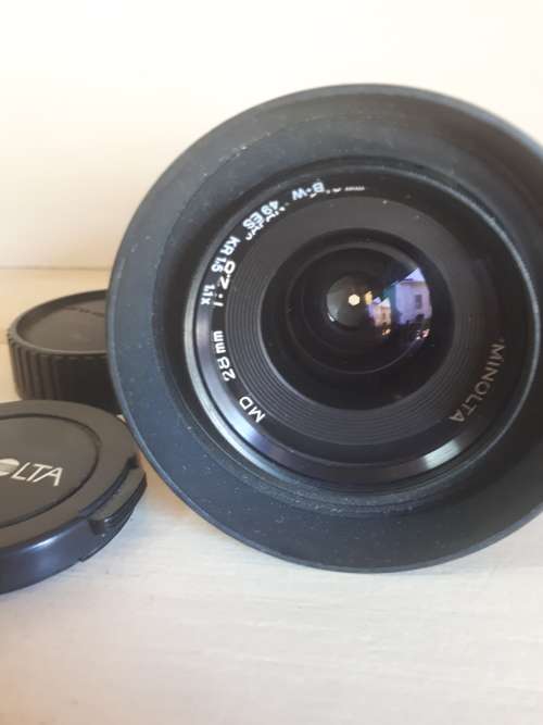 Minolta MD 28mm 1:2.8 Lens Circa 1977