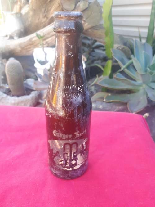 Vintage Magers England Ginger Beer Bottle