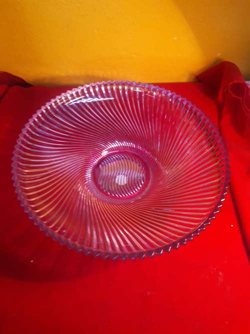 Stunning Purple Tinged French Glass Bowl