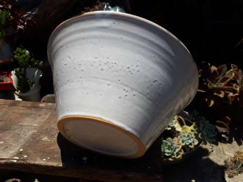 Vintage Ceramic Glazed Mixing Bowl