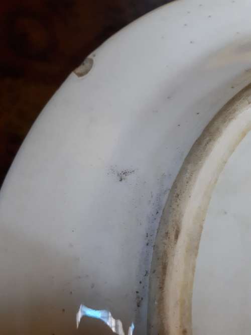 Vintage Ceramic Glazed With Gold Detailed Greek Mythology Plate