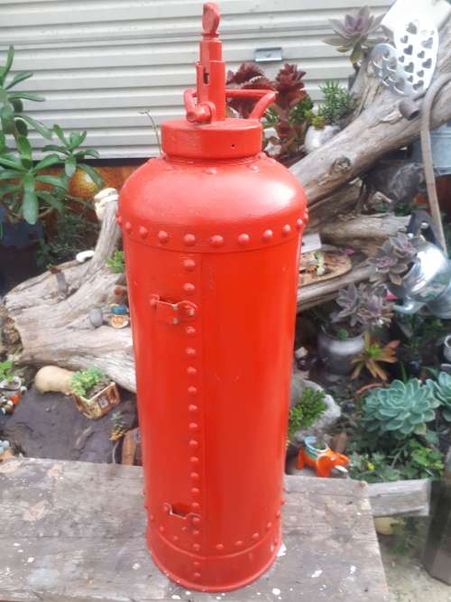 Large Vintage Fire Extinguisher