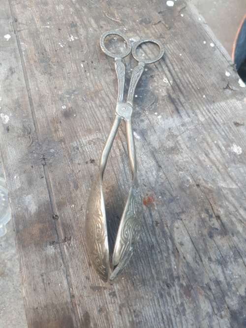 Vintage Plated Salad Server