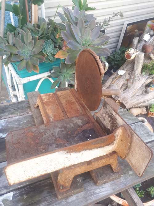 Vintage German (Heavy) Cast Iron Meat Cutter (RESTORED)