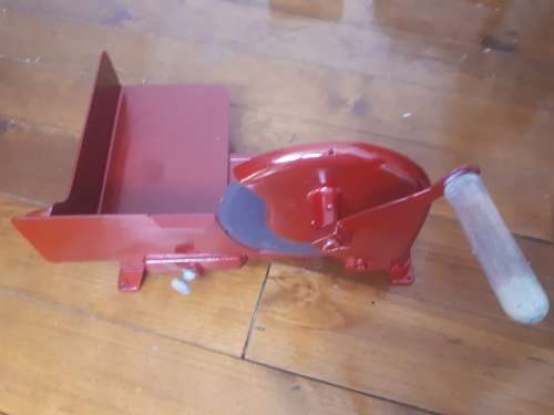 Vintage German (Heavy) Cast Iron Meat Cutter (RESTORED)