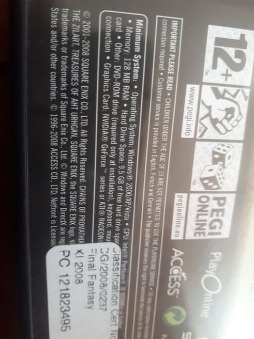 Final Fantasy XI 2008 Edition PC - Game + 4 Expansion Packs