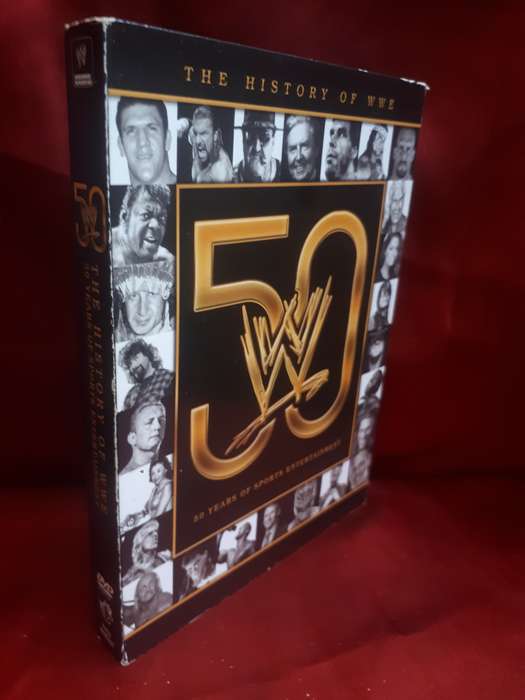 The History of WWE 50 YEARS 3 Disc DVD BOXSET