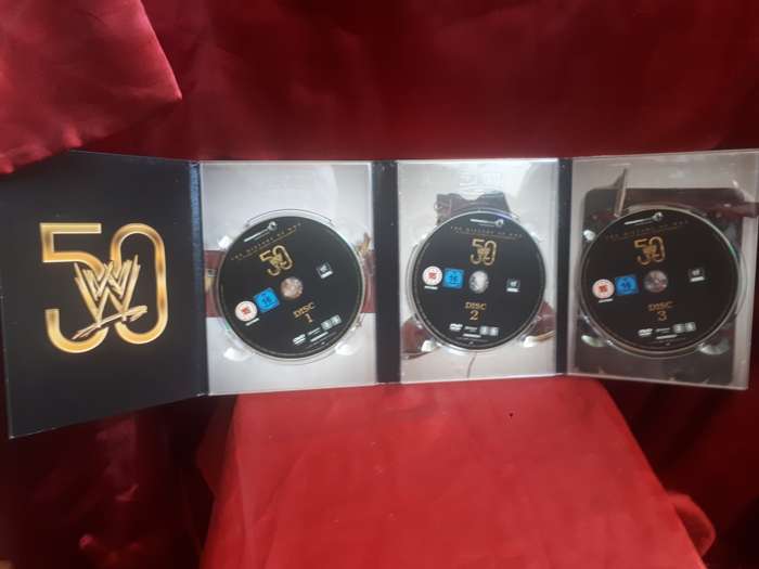 The History of WWE 50 YEARS 3 Disc DVD BOXSET