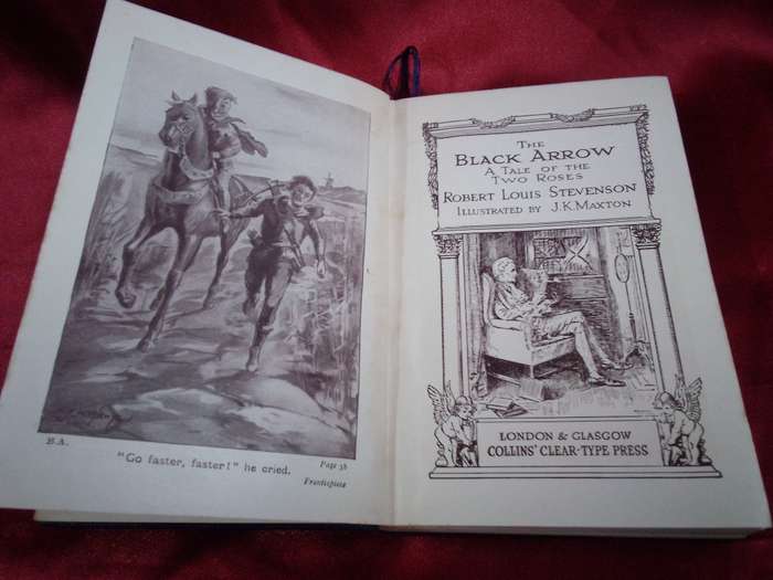 1910 - 1940 Collins Pocket Edition `The Black Arrow` Robert Louis Stevenson