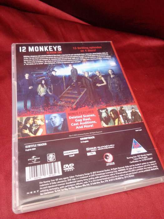 12 MONKEYS SEASON ONE DVD