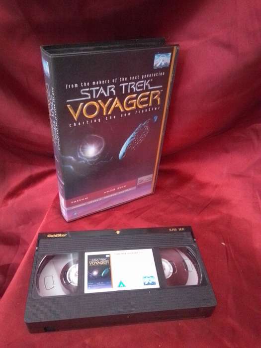 1995 Star Trek Voyager VHS Cassette Episodes `Tattoo` `Cold Fire`