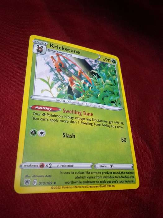 Pokemon Silver Tempest `Kricketune`