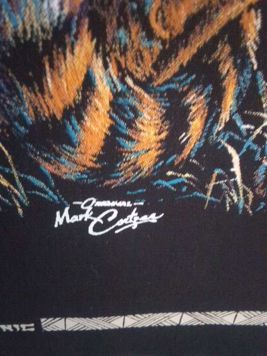 Renowned SA Artist Mark Coetzee (1964 - 2022) Original Cloth Calendar