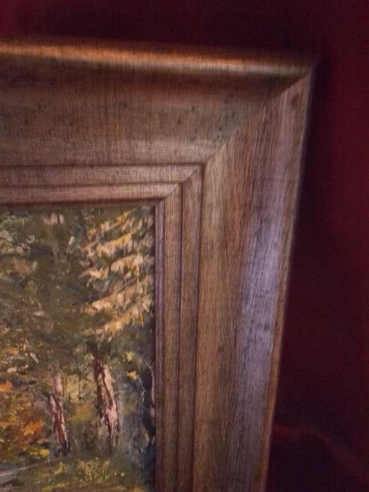 Beautiful Oil on Board by SA Artist K. Jeffrey `River & Tree`s - Signed