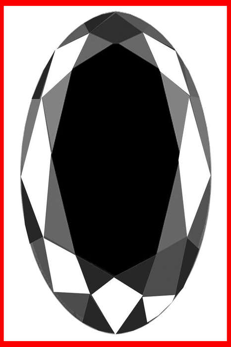 6.76 Carat ( 13.03 MM ) AAA GREAT FANCY OVAL CUT BLACK LOOSE MOISSANITE DIAMOND