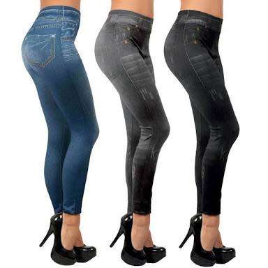 Blue leggings