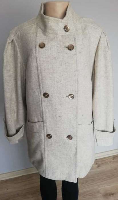 Cream Double breasted Coat