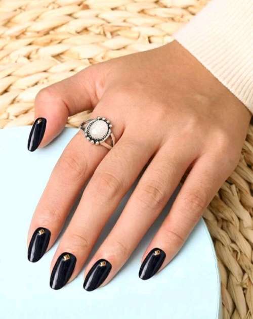 Gemstone Decor Ring. 1.8cm