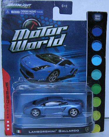 Greenlight Diecast Model Car Motor World Series Lamborghini Gallardo 1/64 scale new in pack