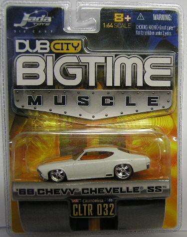 JADA Dub City Diecast Model Car Bigtime Muscle Chevy Chevrolet Chevelle SS 1969 1/64 scale new in pa