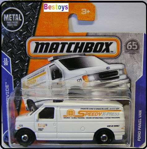 Matchbox Diecast Model Car 2018 69 / 125 65th Anniv Ford Pabelvan "Speedy" Service 1/64 scale new