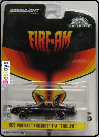 Greenlight Diecast Model Car Pontiac Firebird Trans Am Fire Am 1977 Excl 1/64 scale new in pack