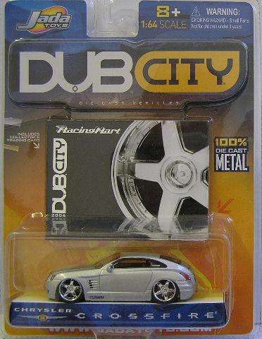 JADA Dub City Diecast Model Car No 71 Chrysler Crossfire 2004 on card 1/64 scale new in pack