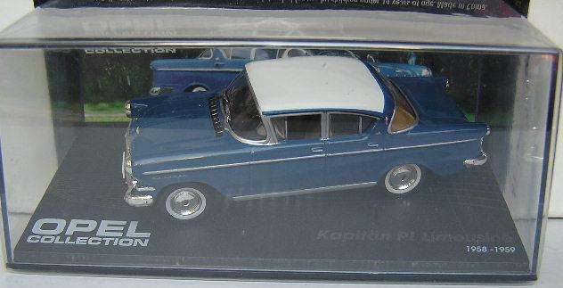 Opel Diecast Model Car Collection Kapitan P 1 P1 1958-1959 1/43 scale new in pack