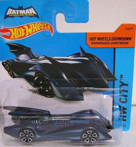 Hotwheels Hot Wheels Diecast Model Car 2015 63 / 250 Batman Brave Bold Movie Film TV Batmobile 1/64