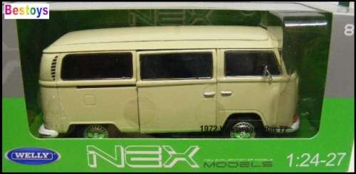 Welly Diecast Model Car 22472 VW Volkswagen Kombi Bus T 2 T2 1972 1/24 scale new in pack