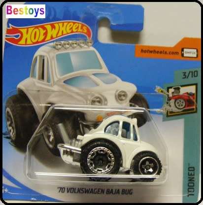 Hotwheels Hot Wheels Diecast Model Car 2020 126 / 250 VW Volkswagen Beetle Baja Bug 1970 Tooned new
