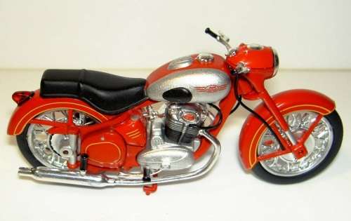 Diecast Model Bike Motorcycle European Collection German Democratic Rep Jawa 500 1/24 scale new