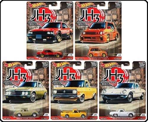 Hotwheels Hot Wheels Diecast Model Car Culture Japan Historics 3 Honda City Turbo 2 1985 No 11 1/64