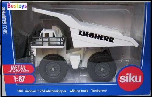 SIKU Diecast Model 1807 Liebherr Mining Truck 1/87 HO railway scale new in pack