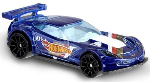 Hotwheels Hot Wheels Diecast Model Car 2019 193 / 250 Chevy Chevrolet Corvette C7 R C 7 R No 1 Race